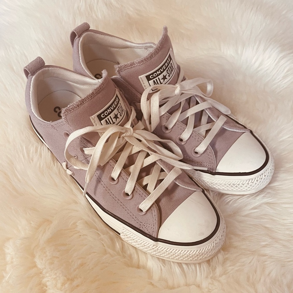 Converse Light Purple Canvas Sneakers
